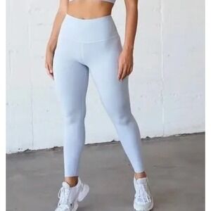 Set Active Luxform High Waist‎ 7/8 Leggings in Frost Blue sz M